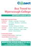 Bus Travel to Myerscough College