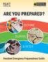 ARE YOU PREPARED? BEFORE DURING AFTER. Resident Emergency Preparedness Guide