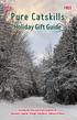Pure Catskills. Holiday Gift Guide. Serving the New York State Counties of: Delaware, Greene, Otsego, Schoharie, Sullivan & Ulster