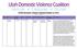 UTAH Domestic Violence Related Deaths in 2018 Prepared: 10/23/2018