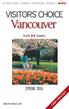 attractions Dining Shopping events MAPS Visitors Choice Vancouver Spring 2016 complimentary visitorschoice.com