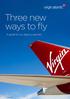 Three new ways to fly Agency how to guide