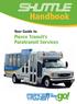 Handbook. Your Guide to Pierce Transit s Paratransit Services