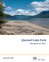 Quesnel Lake Park. Management Plan