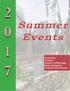 Summer Events. Activities Cruises Family Gatherings Entertainment Tourist Attractions