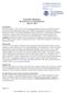 Executive Summary Revised Form I-9 Teleconference May 07, 2013