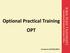 Optional Practical Training OPT