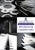 Manufacturing Capability Index