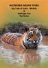 INCREDIBLE INDIAN TOURS. Big Cats of India - Wildlife & Heritage Tour Trip Notes