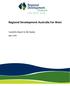 Regional Development Australia Far West. Quarterly Report to the Region July 2018