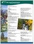 1998 Covenants: Alton, Salt Spring Island (13.6 ha) Ayum Creek Regional Park, Sooke (5.1 ha) Stewart Mountain Road, Highlands (31.