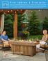 fire tables & fire pits