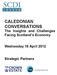 CALEDONIAN CONVERSATIONS The Insights and Challenges Facing Scotland s Economy