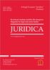 JURIDICA. Kolegji Evropian Juridica Prishtinë. Revistë për studime juridike dhe shoqërore Magazine for legal and social studies.