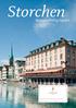 Storchen. Sustainability report. Savoir-vivre in the heart of Zurich.