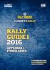 CLOSER TO RALLY. RALLY GUIDE 1 APPENDIX 1 ITINERARIES FEBRUARY 2016 RALLYSWEDEN.COM #RALLYSWEDEN