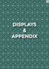 141 DISPLAYS & APPENDIX