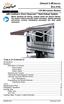 OWNER'S MANUAL ECLIPSE TABLE OF CONTENTS 12V MOTORIZED AWNING. RV with Carefree s Direct Response TM Auto-Retract System