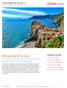 Mountains & Sea. An undiscovered, epic blend of Tuscany and the Ligurian Coast: Riviera to Garfagnana CINQUE TERRE AND TOSCANA 2019 ITINERARY OUTLINE