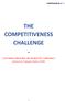 THE COMPETITIVENESS CHALLENGE FRENCH NATIONAL AIR TRANSPORT CONFERENCE (Assises du Transport Aérien 2018)