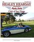 ! DECEMBER In This Issue: Bellefleur Brunch!! Page 6 SEMA Show!!! Page 7 Bugeye Bar-B-Q!! Page 8 Wind Chill!!! Page 9 HEALEY 1 HEARSAY
