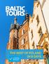 THE BEST OF POLAND IN 8 DAYS.   ALL TOURS WITH GUARANTEED DEPARTURE!