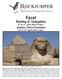 Egypt Birding & Antiquities 8 th to 25 th April 2020 (18 days) Jordan: Petra Extension 25 th to 27 th April 2020 (3 days)