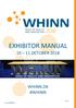 WEEK OF HEALTH AND INNOVATION EXHIBITOR MANUAL OCTOBER 2018 WHINN.DK #WHINN. Page 1.