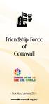 Friendship Force of Cornwall. - Newsletter January
