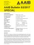 AAIB Bulletin S2/2017 SPECIAL