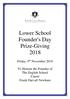 Lower School Founder's Day Prize-Giving 2018