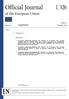 Official Journal of the European Union L 326. Legislation. Non-legislative acts. Volume December English edition. Contents REGULATIONS