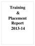 Training & Placement Report
