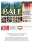 BALI! ICAN, with Gaya Ceramic Arts Center, presents: Re-Awakening the Senses: ICAN in Bali ARTISTS CERAMIC