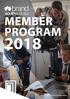 MEMBER PROGRAM. July - Creative Industries and Technology