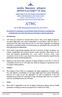 DIRECTORATE OF AIR TRAFFIC MANAGEMENT. RAJIV GANDHI BHAWAN, NEW DELHI [File No. AAI/ATM/SQMS/31-16/2016] ATMC
