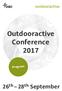 Outdooractive Conference 2017