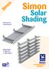 Simon. Solar. Shading. Simon. Air Management Systems. Horizontal and Vertical Systems. Elliptical Blade, C Blade and Z Blade Options