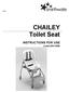 06/17. CHAILEY Toilet Seat INSTRUCTIONS FOR USE. Codes