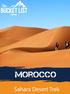 Morocco. Sahara Desert Trek