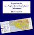 Report from the Los Angeles Terminal Area Chart Subcommittee. March 12, 2014