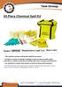 60 Piece Chemical Spill Kit
