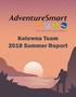 Kelowna Team 2018 Summer Report