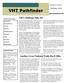 The Official Newsletter of Victor Hiking Trails, Inc. VHT Challenge Hike III