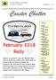 Coaster Chatter. February 2018 Rally. Officers. CALIFORNIA COASTERS A Chapter of FMCA MARCH 1, 2018