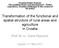 Transformation of the functional and spatial structure of rural areas and agriculture in Croatia