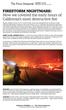 FIRESTORM NIGHTMARE: How we covered the early hours of California s most destructive fire