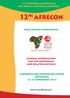 12 th afrecon 12 TH REGIONAL CONFERENCE FOR AFRICA AND ARAB COUNTRIES PUBLIC SERVICES INTERNATIONAL