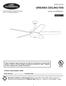 URBANIA CEILING FAN ITEM # MODEL #E-AR54BNK5C1. Español p. 21 ATTACH YOUR RECEIPT HERE. Serial Number. Purchase Date