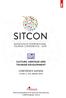 SITCON SINGIDUNUM INTERNATIONAL TOURISM CONFERENCE CULTURE, HERITAGE AND TOURISM DEVELOPMENT CONFERENCE AGENDA